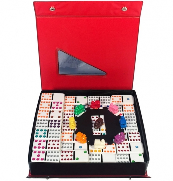Wood Expressions: Mexican Train Dominoes, Double Twelve