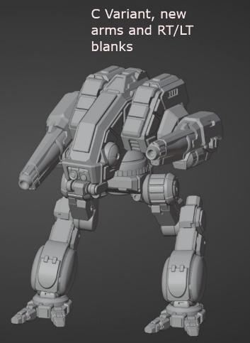 BattleTech Miniatures: Vulture C Mech – 60 tons