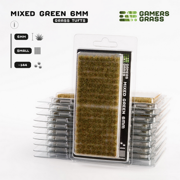 Gamer's Grass Mixed Green 6mm - Small