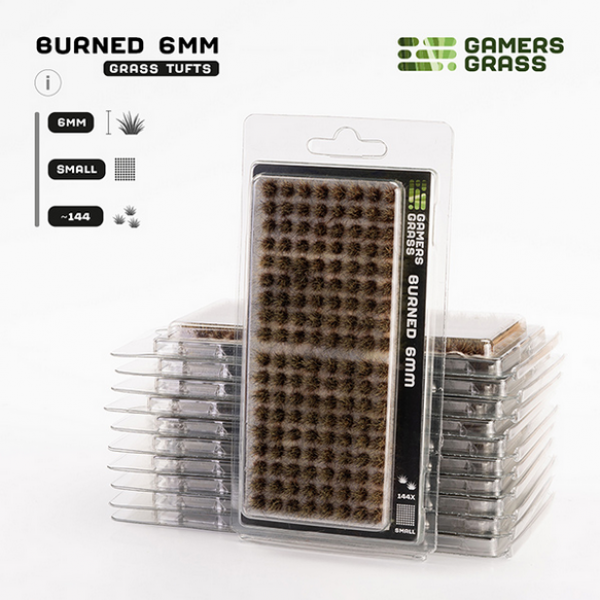 Gamer's Grass Burned 6mm Tufts - Small