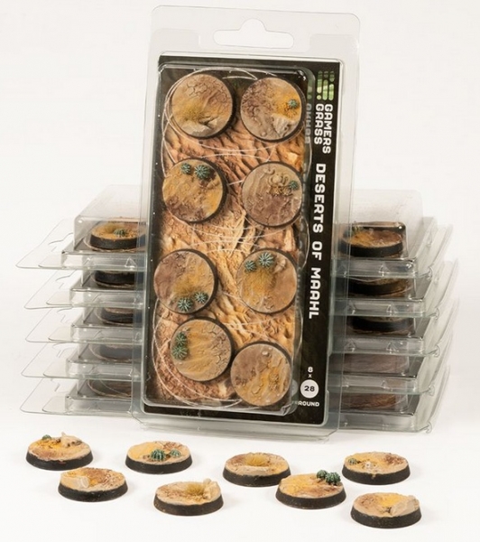Gamers Grass Base: Deserts of Maahl - Round 28mm (x8)