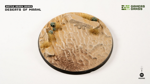 Gamers Grass Base: Deserts of Maahl - Round 90mm (x1)