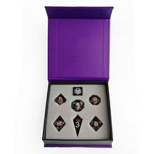 Mystery Set of 7 Hand Sanded Sharp Edge Resin Polyhedral RPG Dice