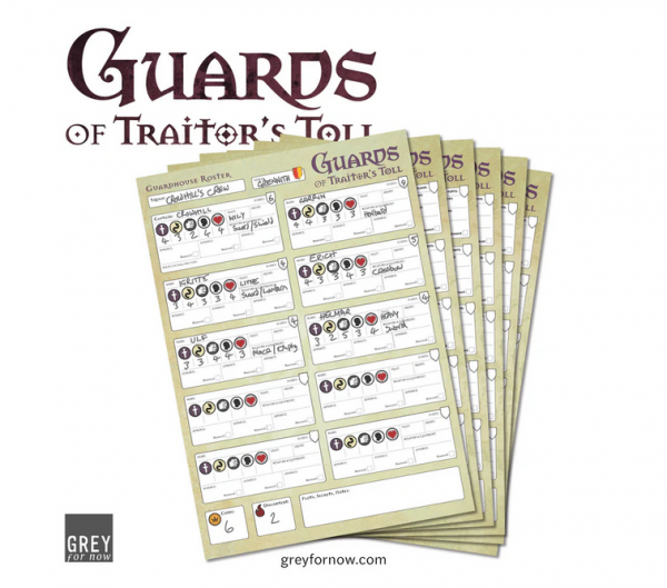Guards of Traitor’s Toll Guardhouse Roster