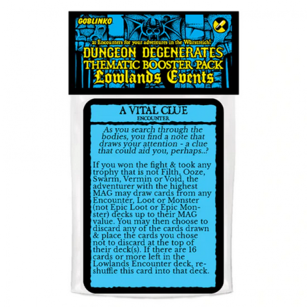 Dungeon Degenerates: Lowlands Encounters Booster