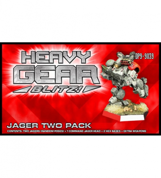 Southern Jager Two Pack (2 random Jagers, Command Jager head, extra weapons) - metal minis