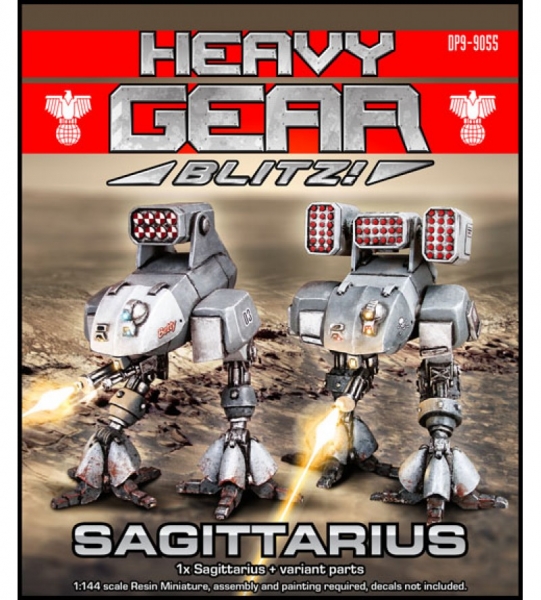 Southern Sagittarius Strider  (1 Sagittarius, extra weapons) - resin mini