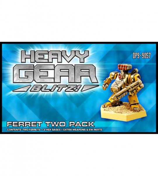 Northern Ferret Two Pack (2 random Ferrets, extra weapons) - metal minis