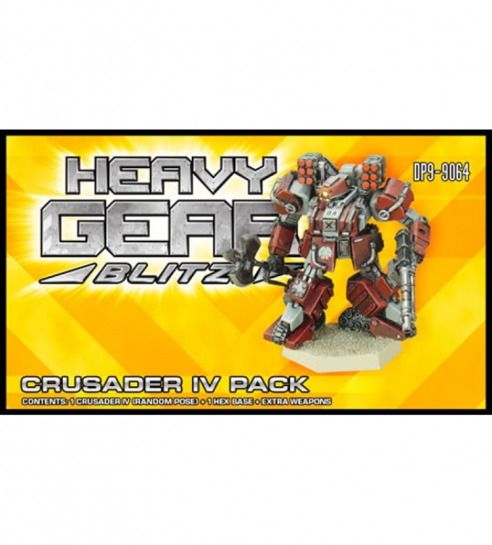 P.R.D.F. Crusader IV Pack (1 Crusader IV, extra weapons) - metal mini