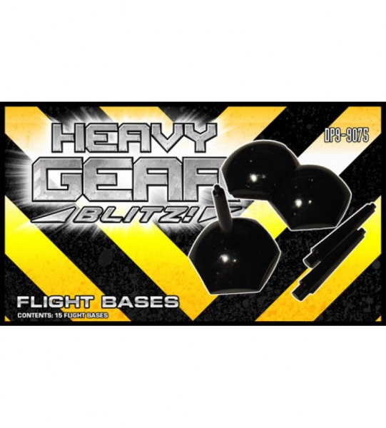 Flight Bases (2 parts in black plastic x15)