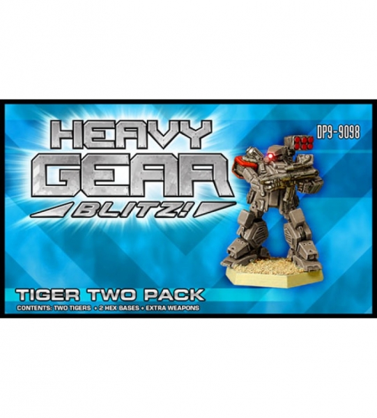 Northern Tiger Two Pack (2 random Tigers, extra weapons) - metal minis