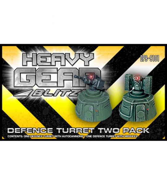 Defense Turret Two Pack - Resin Minis & Metal Parts