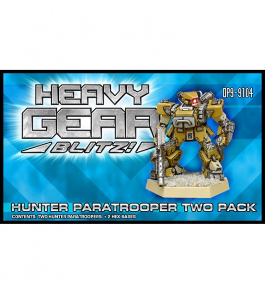 Northern Hunter Paratrooper Two Pack (2 Hunter Paratroopers) - metal minis