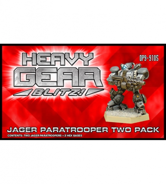 Southern Jager Paratrooper Two Pack (2 Jager Paratroopers) - metal minis