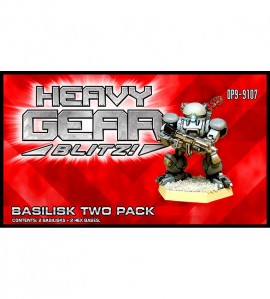 Southern Basilisk Two Pack (2 Basilisks) - metal minis
