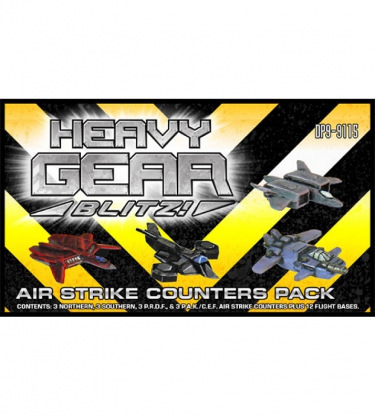 Blitz Air Strike Counter Pack (3x North, 3x South, 3x Peace River, and 3x CEF aircraft plus 12 fligh
