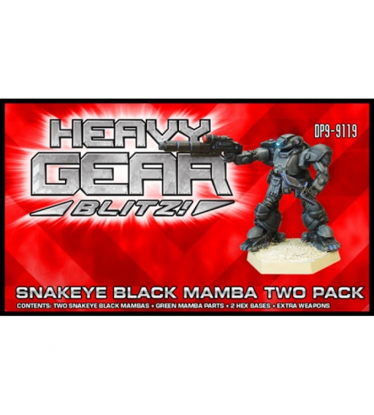Southern Snakeye Black Mamba Two Pack (2 Snakeye BMs & parts to convert to Green Mambas) - metal min