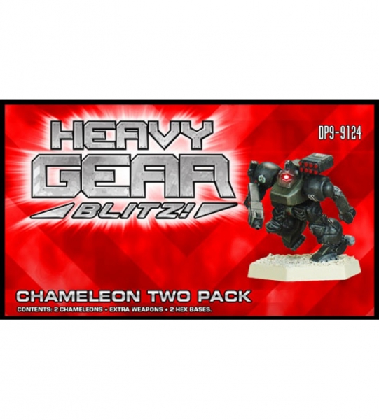Southern Chameleon Two Pack (2 Cameleons) - metal minis