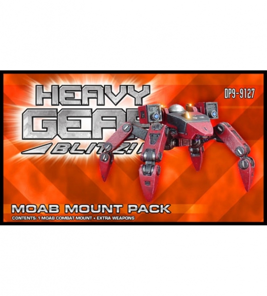 Caprice Moab Mount Pack (1 Moab, extra weapons)  - resin and metal parts
