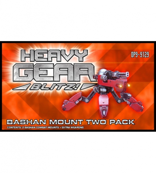 Caprice Bashan Mount Two Pack (2 Bashans, extra weapons)  - resin and metal parts