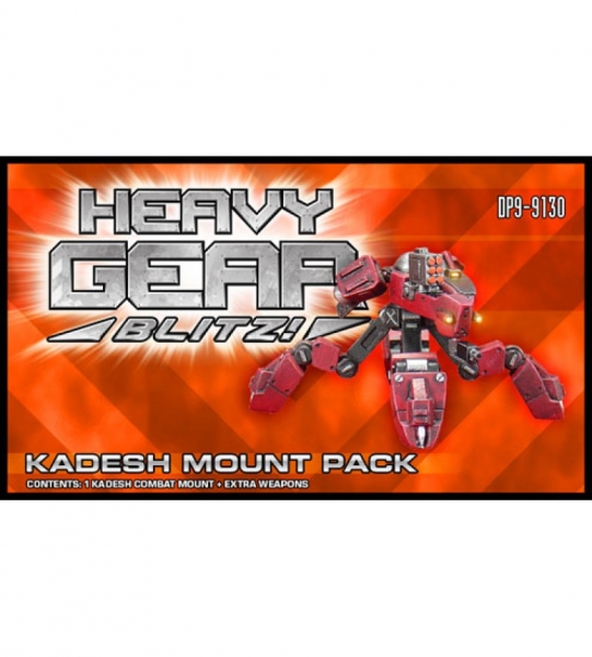 Caprice Kadesh Mount Pack (1 Kadesh, extra weapons) - resin and metal parts