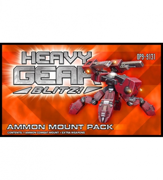 Caprice Ammon Mount Pack (1 Ammon, extra weapons) - resin and metal parts