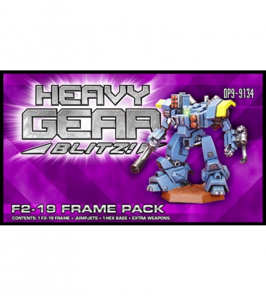 C.E.F. Type F2-19 Frame Pack (1 F2-19 Frame, extra weapons and parts) - metal minis