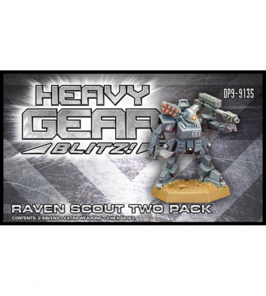 Black Talon Raven Scout Two Pack (2 Ravens, extra weapons) - metal minis