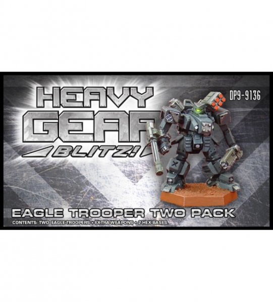Black Talon Eagle Trooper Two Pack (2 Eagles, extra weapons) - metal minis
