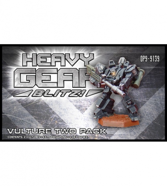 Black Talon Vulture Heavy Two Pack (2 Vultures, extra weapons) - metal minis