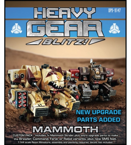 Northern Mammoth Strider Custom Pack (1 Mammoth with all variant parts) - resin & metal parts