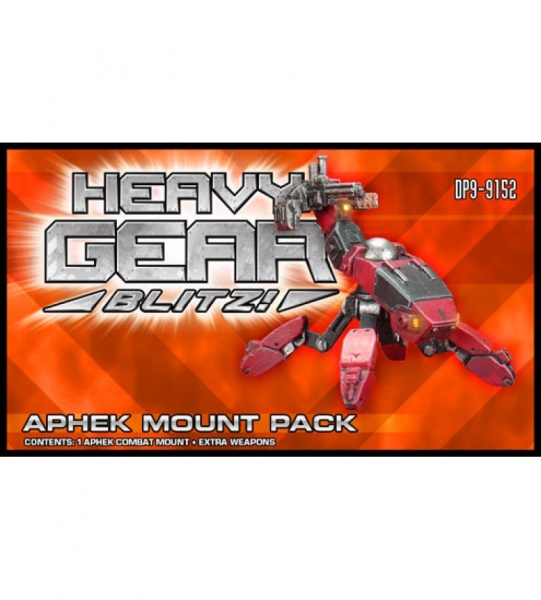 Caprice Aphek Mount Pack (1 Aphek, extra weapons) - resin and metal parts