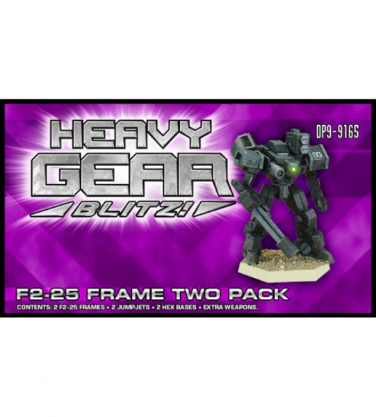 C.E.F. Type F2-25 Frame Two Pack (2 F2-25 Frames, extra weapons and parts) - metal minis