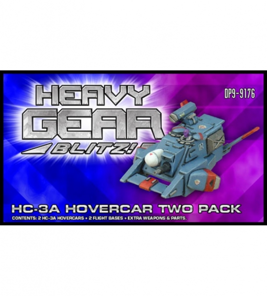 C.E.F. HC-3 Command & Recon Hovercar Two Pack (2 HC-3 Hovercars) - metal minis