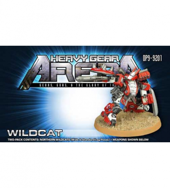 HG Arena: Wildcat Two Pack (2 Wildcat Northern Gears, extra weapons) - metal minis