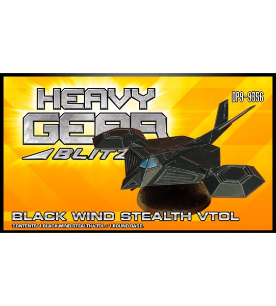 P.R.D.F./Black Talon: Black Wind (1 Black Wind VTOL Aircraft) - resin & metal parts