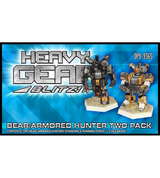 Northern Bear/Armored Hunter Two Pack (2 Bear/Armored Hunters) - metal minis