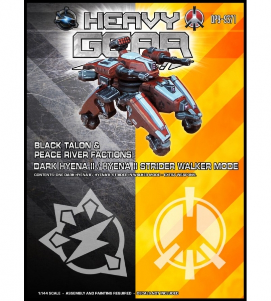 P.R.D.F./Black Talon: Hyena Strider Walker Mode (1x Hyena Strider with walker mode legs, extra weapo