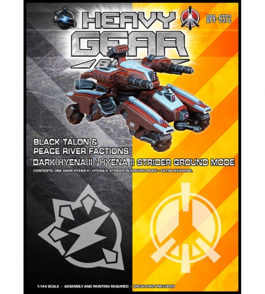 P.R.D.F./Black Talon: Hyena Strider Ground Mode (1x Hyena Strider with ground mode legs, extra weapo