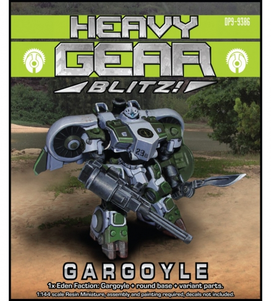 Eden: Gargole VTOL Pack (1x Gargoyle VTOL, extra weapons) -  resin minature