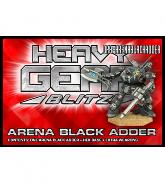 Southern Arena Black Adder Pack (1 Arena Black Adder, extra weapons) HG Arena mini  - metal mini