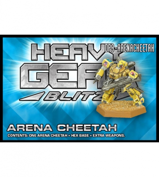 Northern Arena Cheetah (1 Arena Cheetah, extra weapons) HG Arena mini  - metal mini