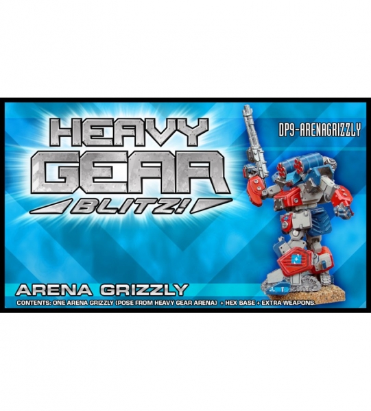 Northern Arena Grizzly (1 Arena Grizzly, extra weapons) HG Arena mini  - metal mini