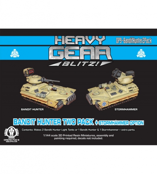 Northern Bandit Hunter Two Pack+StormhammerOption(Makes 2xBH Tanks or 1BH & 1Stormhammer) 3d Printed