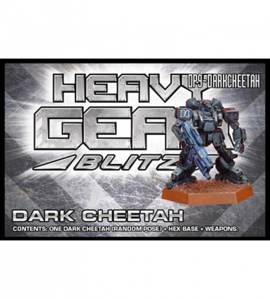 Black Talon Dark Cheetah Single Pack (1 Dark Cheetah, extra weapons) - metal mini