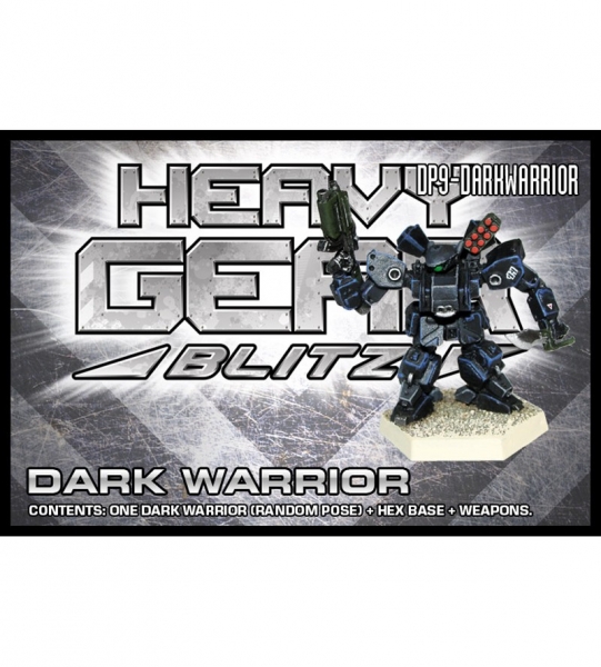 Black Talon Dark Warrior Single Pack (1 Dark Warrior, extra weapons) - metal mini