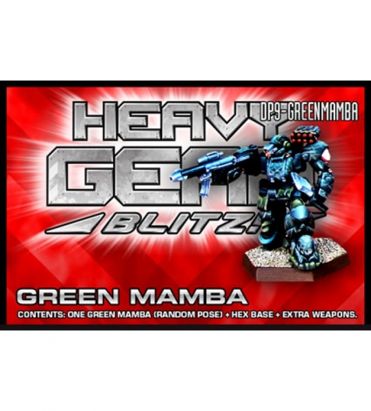 Southern Green Mamba Pack (1 Green Mamba, extra weapons) - metal mini