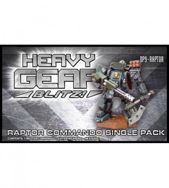 Black Talon Raptor Single Pack (1 Raptor, extra weapons) - metal mini