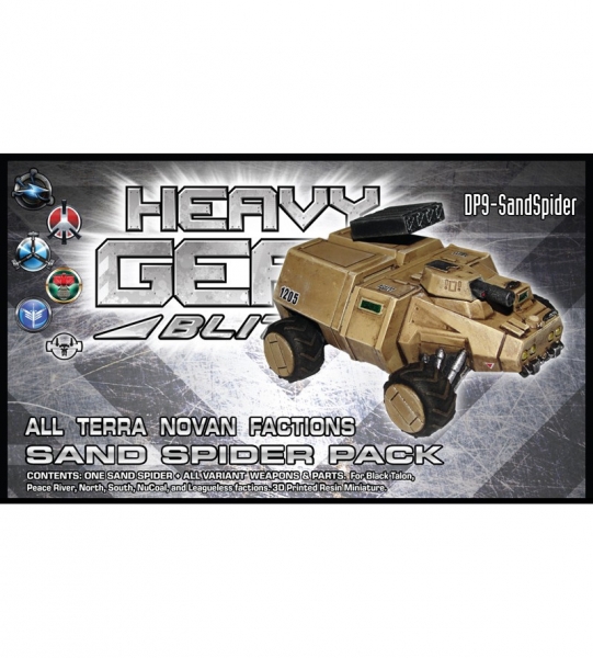 New BT/PR/N/S/NC/LL: Sand Spider Pack (1 Sand Spider with all variant weapons & parts) 3d printed re