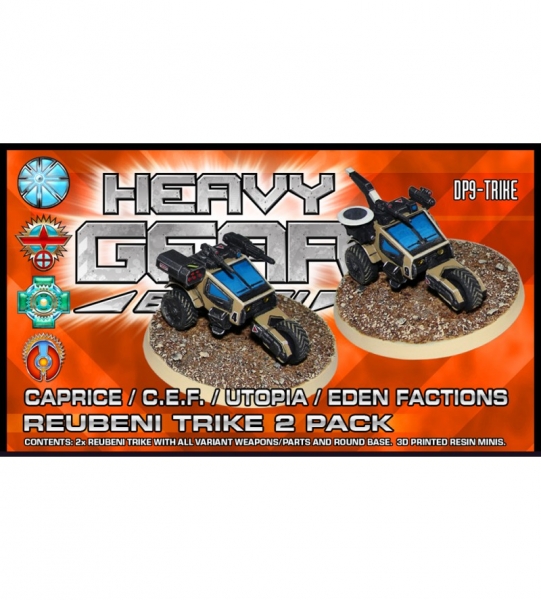 Caprice/CEF/Eden/Utopia: Reubeni Trike Two Pack (2x Trike with all variant parts for each & 2x round